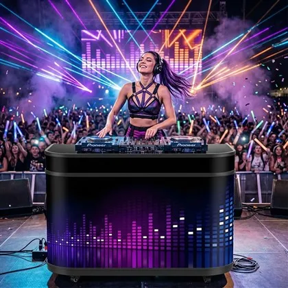Cabine de-dj-conduzida